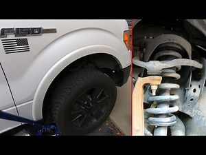 How to replace struts 2010 ford f-150 And how to install a leveling kit 2 inch spacers