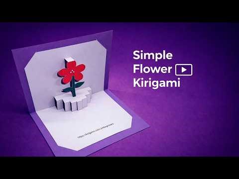Simple Flower Kirigami – Tutorial - How to Make a Card Anyone Can Create