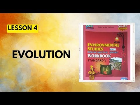 Std 5|Lesson 4|Evolution|EVS2 Workbook Question Answers|