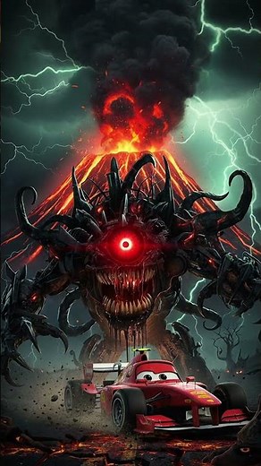 Zombie car #zombiecars #automobile #carshorts #cartoon #hellokitty #helloween #horror #mcqueen