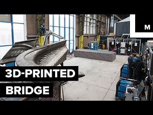 Steel Bridge 3D Printed by Robots