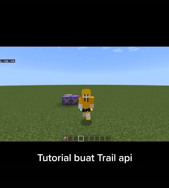 Tutorial: Membuat Trail Api di Minecraft PE