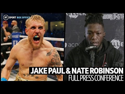 The Jake Paul and Nate Robinson beef heats up! | Full press conference | Contains strong language