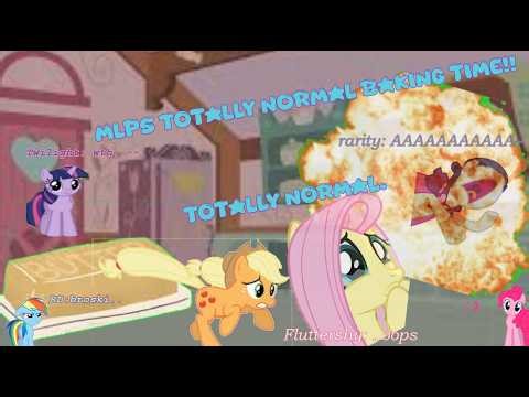 mlp baking at sugar cubes corner totally normall!!