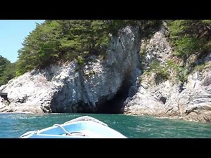 【4K60P】サッパ船（浄土ヶ浜青の洞窟）