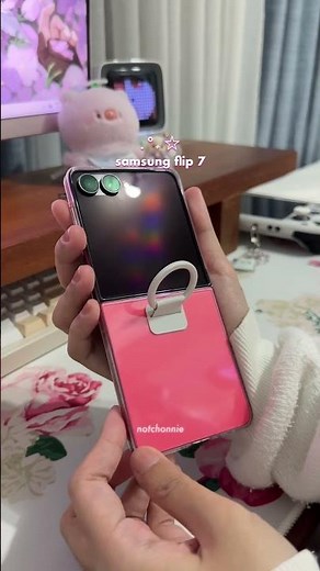 📞 a modern flip phone in y2k pink #unboxing #samsung #flip7 #samsungzflip7 #flipphone #android