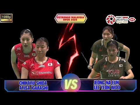 志田千陽＆五十嵐有紗 vs チョン・ナウン＆イ・ヨンウ｜マレーシア・オープン2026【女子ダブルス ハイライト】