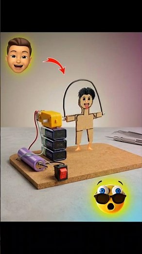 इस जुगाड़ ने Jump Rope को बना दिया Automatic🤩 8th class Science Project | #viral #project #science