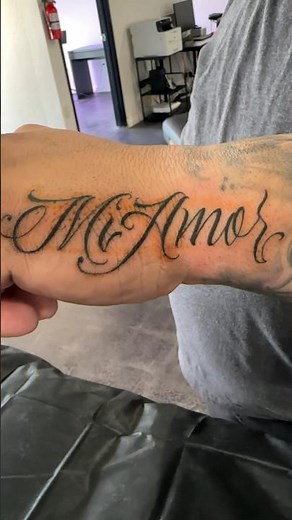 how to tattoo script lettering #lettering #tattoo