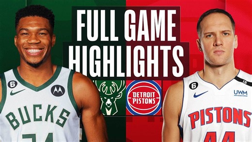 BUCKS at PISTONS | FULL GAME HIGHLIGHTS | January 23, 2023