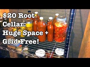 $20 Root Cellar - Passive, resilient and spacious!