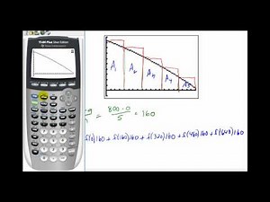 Application of Approximate Area Under a Curve Using Rectangles