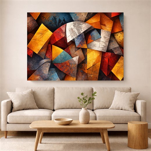 Vibrant Swirl Abstract Wall Art | Portugal Canvas Co