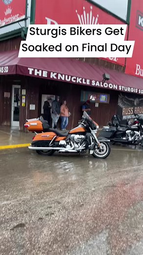 Sturgis Motorcycle Rally gets soaked on Sunday! | CycleDrag