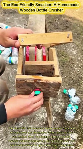 The Eco-Friendly Smasher: A Homemade Wooden Bottle Crusher