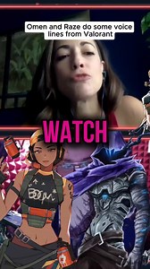 Omen and Raze do some voice lines from Valorant #valorant #omen #raze #voiceactor #videogame | Carolina Ravassa: The Hispanglosaxon