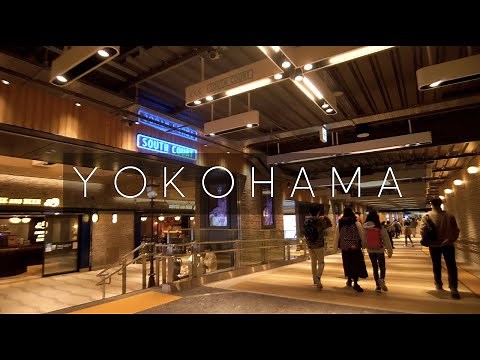 横浜駅構内/Yokohama Station yard【4K】