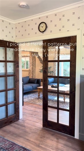Design tip: mixing wallpaper patterns