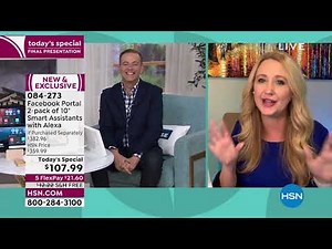 Facebook Portal 2pack 10" Smart Assistants with Alexa ...