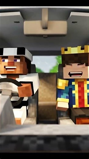 This Minecraft Driver Keeps Saying His Name… Everyone Loses It 😂 #shorts