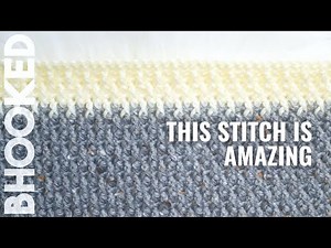 The Stitch Everyone Should Know - Crochet Alpine Stitch
