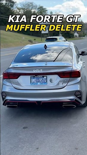 2023 Kia Forte GT Exhaust Sound w/ Muffler Delete!