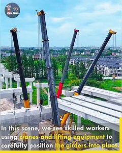 325K views · 3.9K reactions | Building a Future: Installing Girders and Paving Roads for Tomorrow. #bridgeconstruction | Fun club | Facebook