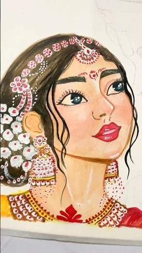 Painting Radha Krishna with Watercolors 🦚|part 1| Indian Devotional Art Tutorial#artist #subscribe