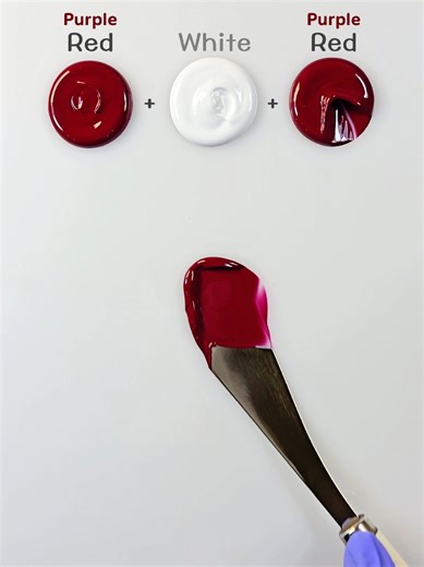 How to make Purple Red Color Mixing 😍🎨 #colormixing #paintmixing #painting #satisfying