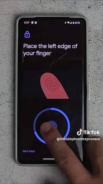 How to Add Multiple Fingerprints on Android Mobile Phone - Google Pixel