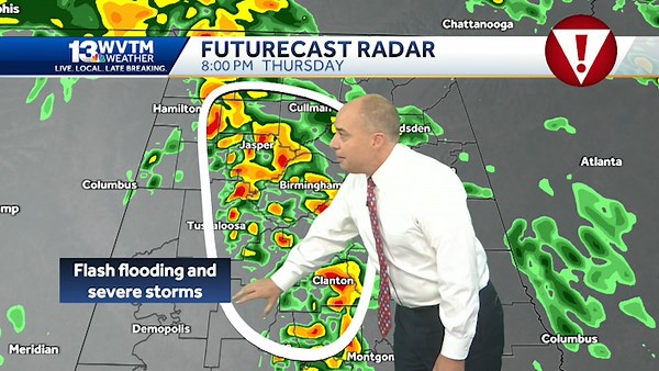 Alabama Alert Day Forecast: Francine brings torrential rain, gusty winds, and a tornado threat to Alabama