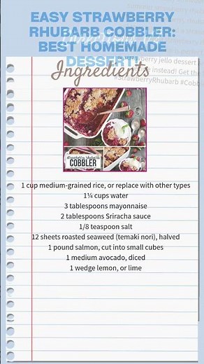 Easy Strawberry Rhubarb Cobbler: Best Homemade Dessert!