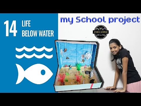 Sustainable Development Goal 14 | Life Below Water my school project | Save Ocean | Jessica Sherine