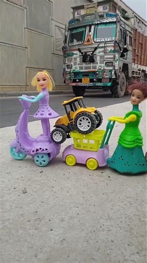 Remote Control Scooty Girl And Monkey Scooter Unboxing And Testing Short ||shortfeed ll😲