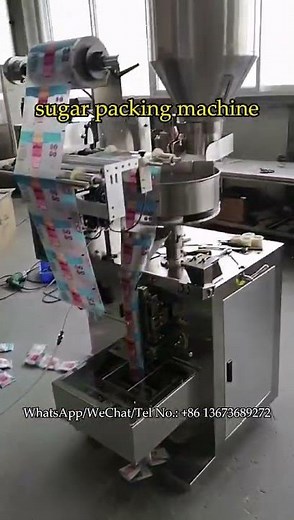 Sugar stick packaging machine with granule packer #sugarpackingmachine #granulepackingmachine
