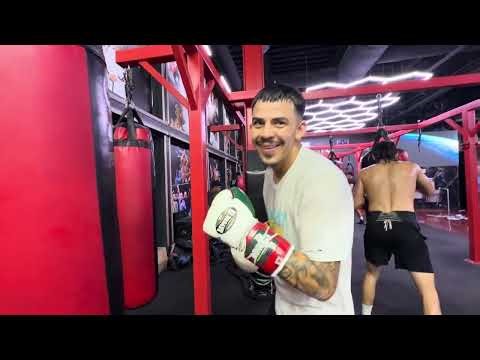 leo ruiz and rgba prospects working out esnews boxing