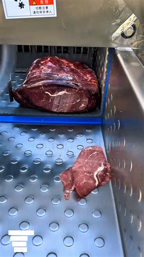 Insane Automatic Meat Slicer Machine 🔥 Industrial Beef Cutting Process | Food Factory Technology