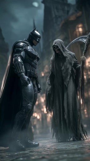 Batman and Grim Reaper Hybrid: A Stunning AI Fusion