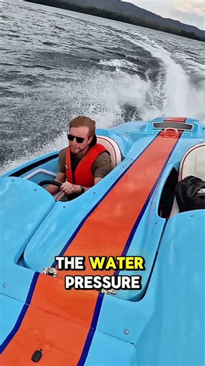 I cut a hole in my boat so it takes on more water! #horsepower #speedboat #lakelife #mercuryracing