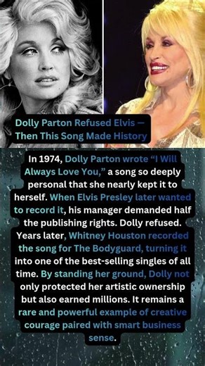 Dolly Parton Refused Elvis — Then This Song Made History #dollyparton