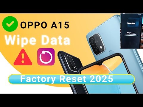 📱 How to Factory Reset OPPO A15 Using Settings | Format OPPO A15 Without Password (2025 Guide) 🔁