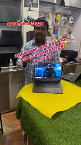4.1K views · 19 reactions | • DELL LATITUE 7400 MODEL (1 NUMBERS)• INTEL CORE i7-8 GENERATION ( 4 CORE)• RAM 32 GB DDR4 ( UPGRADE 32 GB )• 512 Gb Nvme SSD( UPGRADE 512 GB )• INTEL HD GRAPICS CARD• 14 INCH FHD DISPLAY (1920 * 1080 ) • Wifi – Web Camara – Bluetooth – C- Type USB• HDMI - • Good Battey backup (2 -3 Hours )• DELL Original Chager• WINDOWS 11 Original Os• Price Rs.32,500( 1 Number Available ) | Suresh Kumar | Facebook