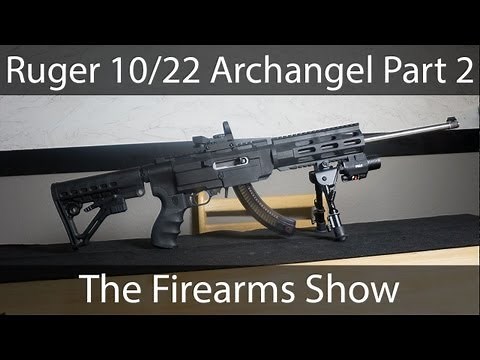 Shooting Our Ruger 10/22 Archangel AA556R Tactical 22