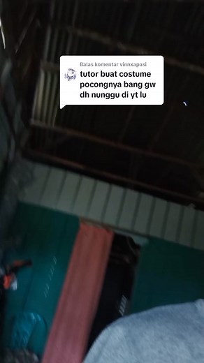 Tutorial Membuat Topeng Pocong dari Bahan Sederhana