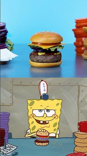 Una CANGREBURGER en la vida real! Corre a probar la fórmula secreta #bobesponja