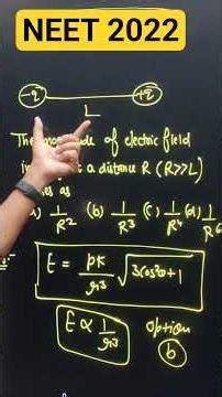 Electric Potential PYQ 2022 Explained | Must Watch!
