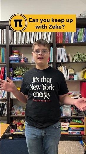 Reciting the first 26 digits of pi