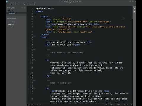Downloading and Installing Brackets Code Editor