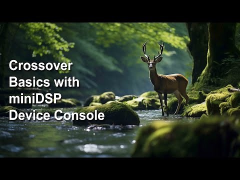 Creating Active Crossovers with miniDSP Device Console