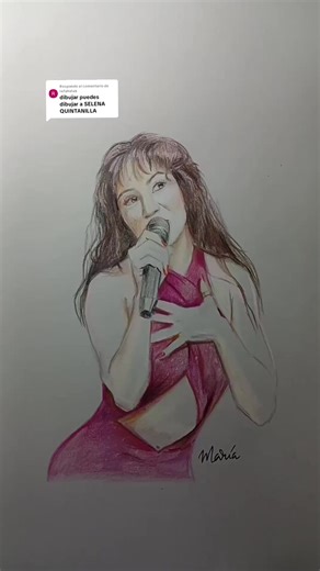 Respuesta a @rafahela6 #selenaquintanilla #selena #timelapsedrawing #prismacolorpremier #dibujo